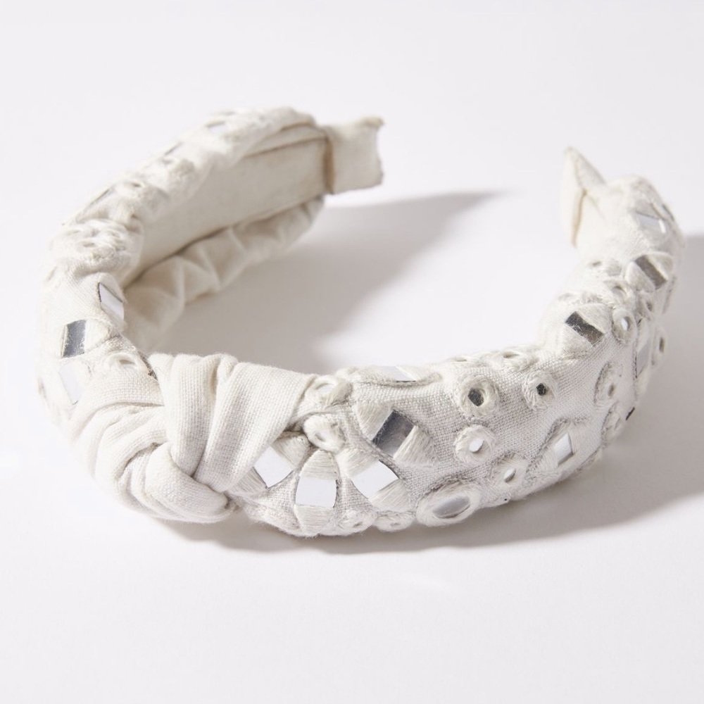 NWT Anthropologie Blanche Embellished Headband